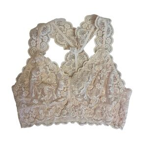 Sierra Light Pink Lace Bralette